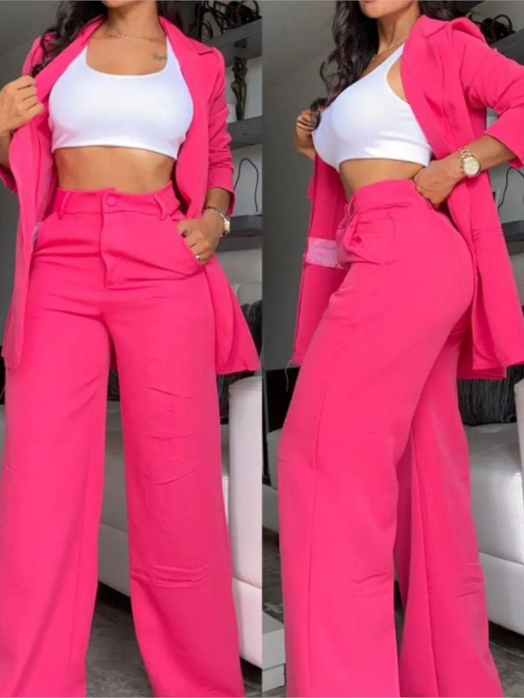 Winter Clothing Online - Yeni Sonbahar kadın Moda Katı Çentikli