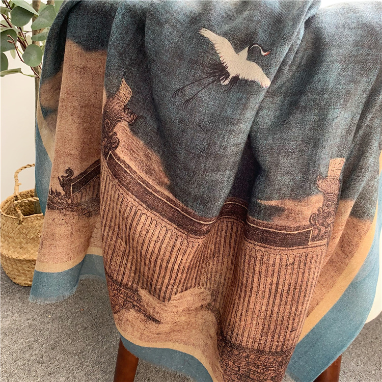 Winter Clothing Hong Kong - Saf Kaşmir Püsküller Şal Çaldı Kadın