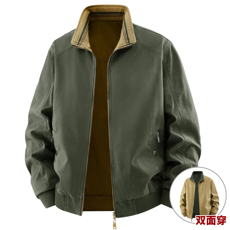 Quality Winter Clothing Bomber Jacket - Yüksek Kaliteli Ters Çevrilebilir Ceket Erkek