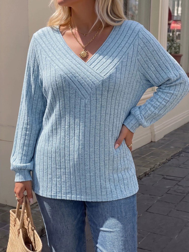 Winter Clothing Plus Size - Kadın Artı Boyutu L-3XL Rahat Örme