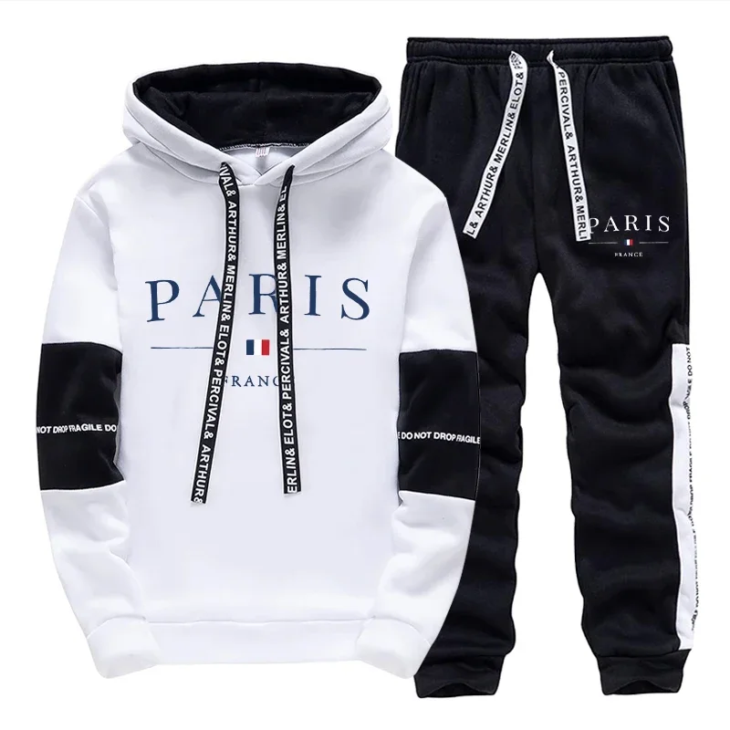 Winter Clothing Fashion - Erkek Eşofman Takımı 2 Parça Baskılı