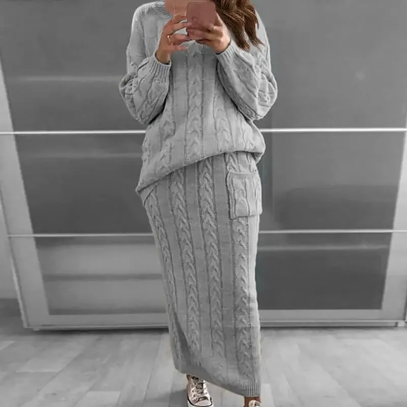 Winter Clothing Online - Kazak Kadın Set Sonbahar ve Kış
