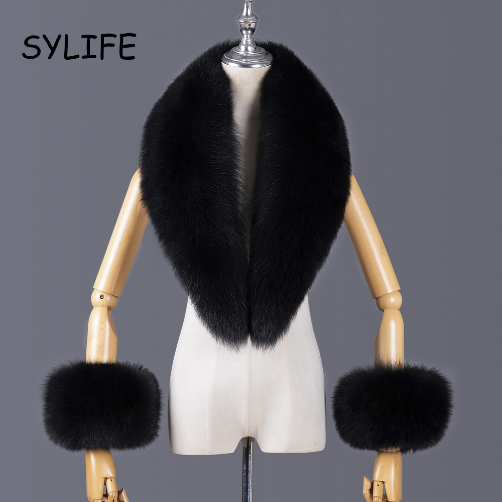 Winter Clothing Fashion - 2025 Gerçek Tilki Kürk Yaka Kışlık