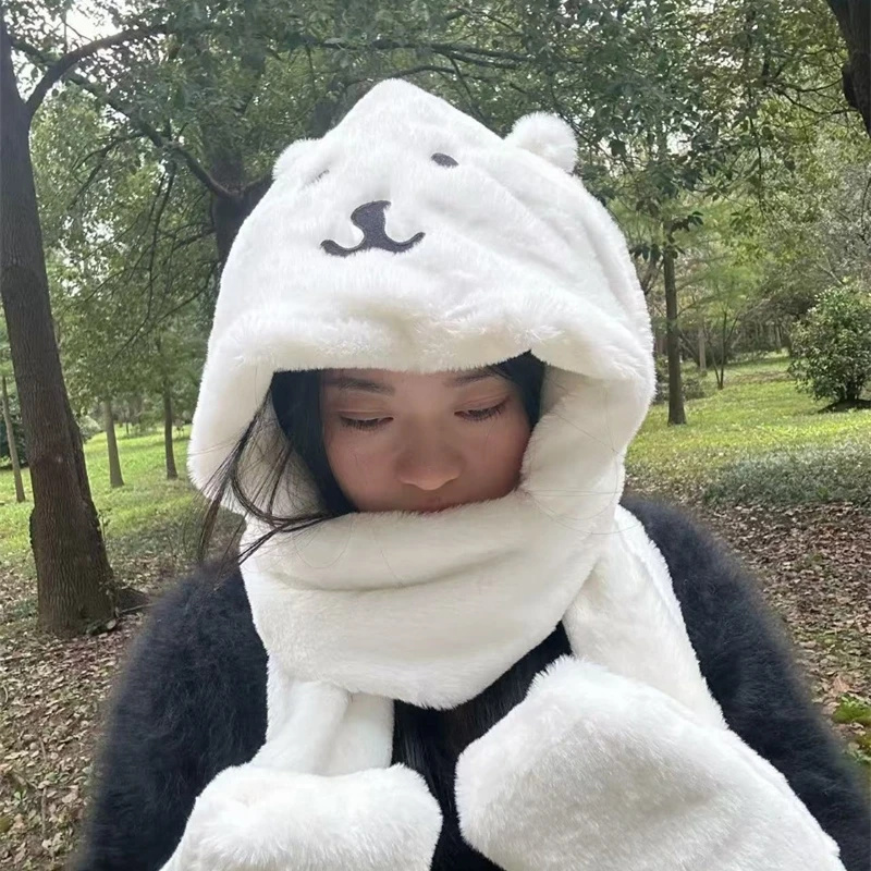 Winter Clothing Kids - 3'ü 1 Arada Peluş Kalın Kapüşonlu