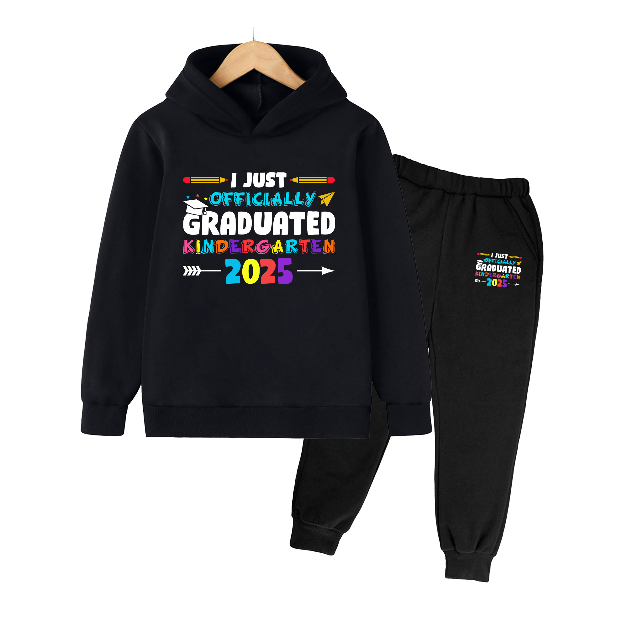 Winter Clothing Kindergarten - Çocuklar İçin Anaokulu 2025 Baskılı Kapüşonlu