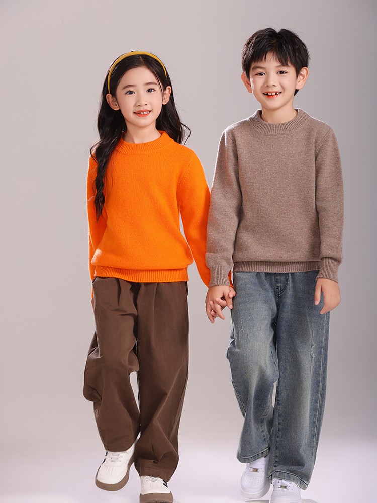Winter Clothing Kids - Çocuk Yün Kazak Kazak Sonbahar Kış