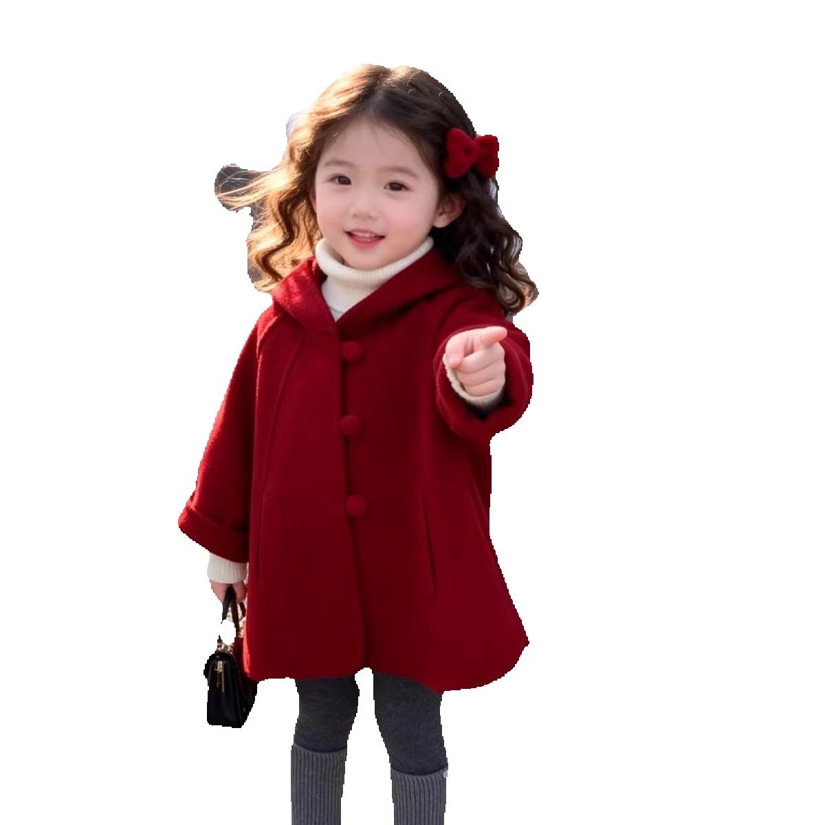 Kız Çocuk Yün Mont Sonbahar Kı - Winter Clothing Toddler incelemesi ve fiyatı