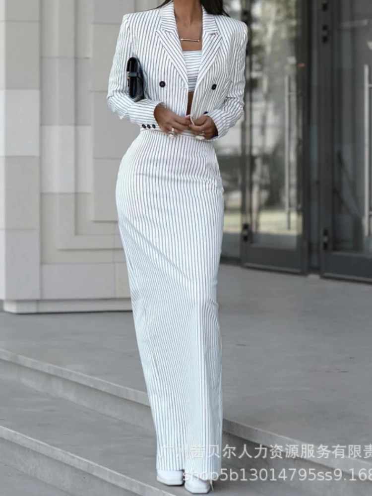 Çizgili Blazer ceket & yarık e - Winter Clothing Online incelemesi ve fiyatı