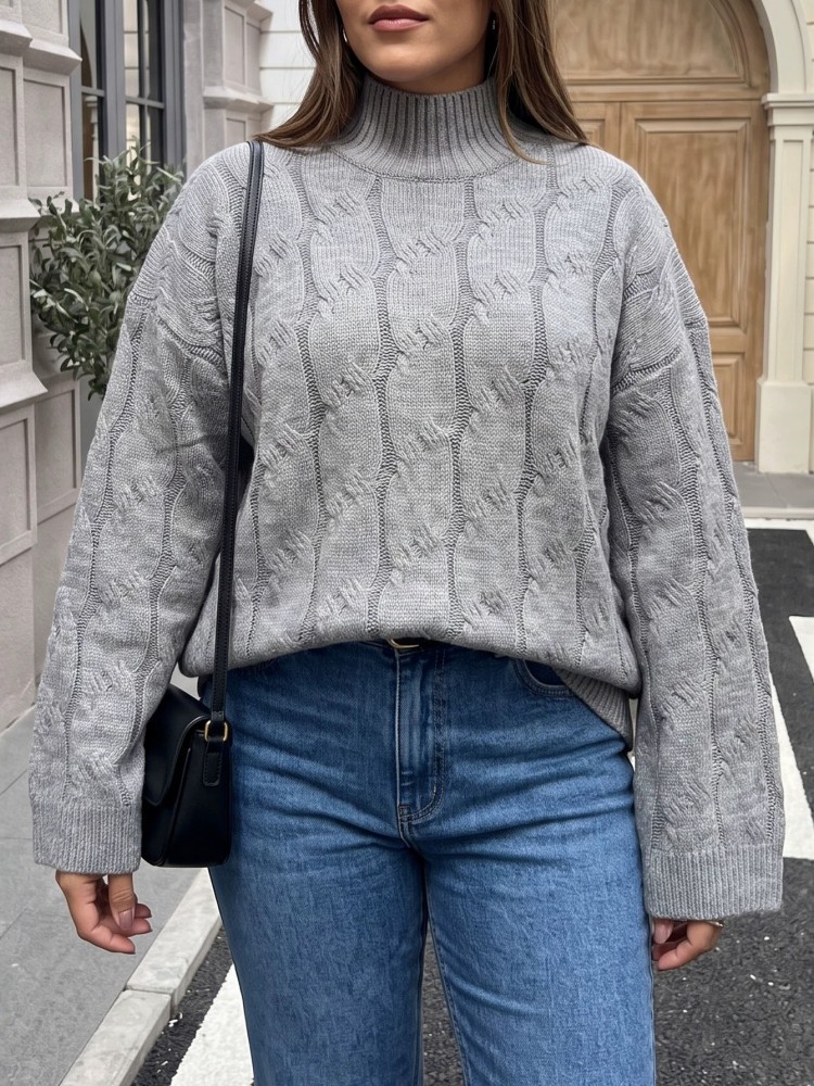 Kadın Artı Boyutu Rahat Örme K - Winter Clothing Plus Size incelemesi ve fiyatı