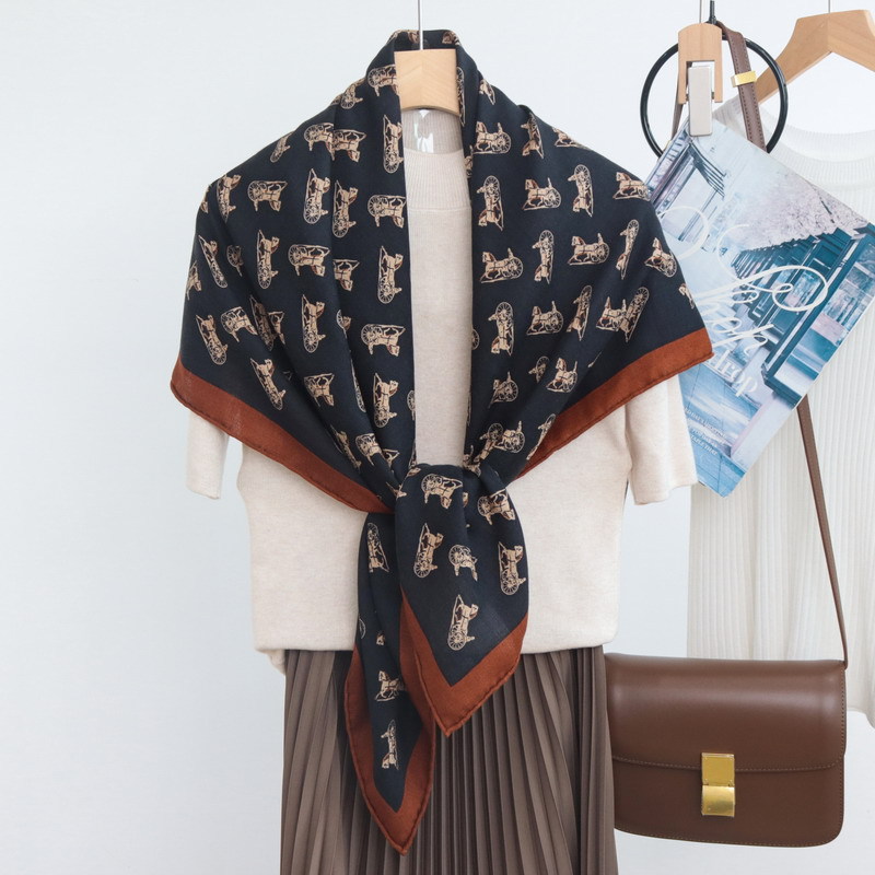 İpek Yün Karışımı Eşarp Lüks T - Winter Clothing Hong Kong incelemesi ve fiyatı