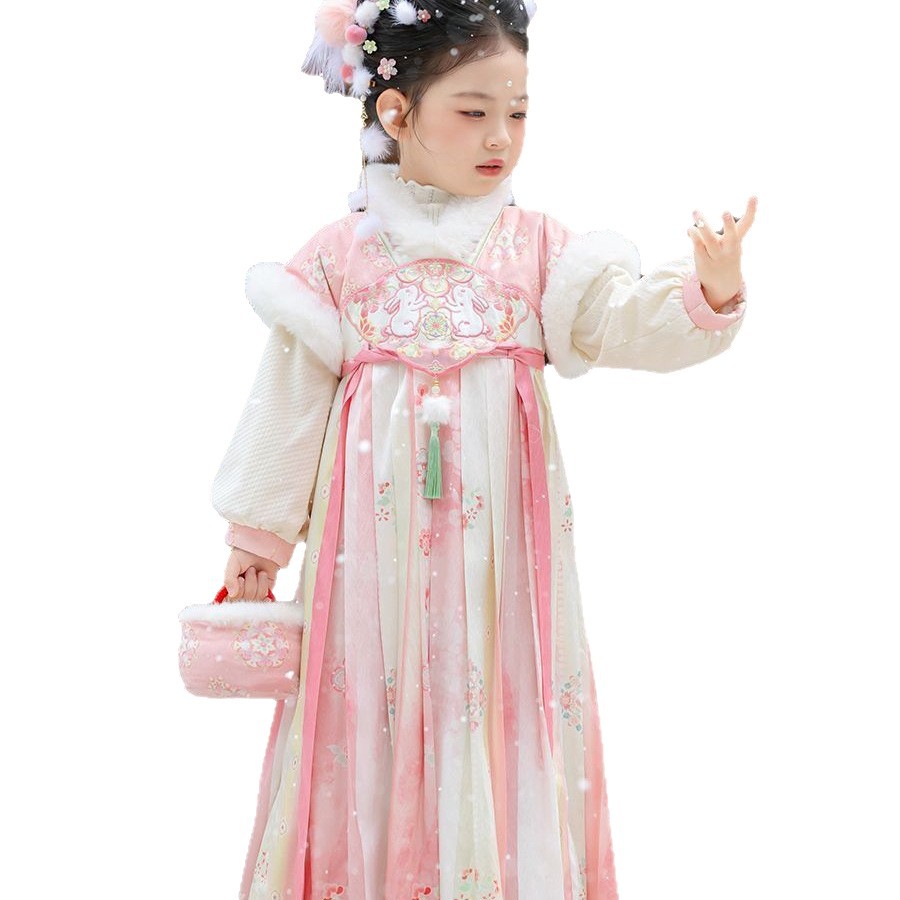 2025 Kız Çocuk Peri Hanfu Çocu - Winter Clothing Kids incelemesi ve fiyatı