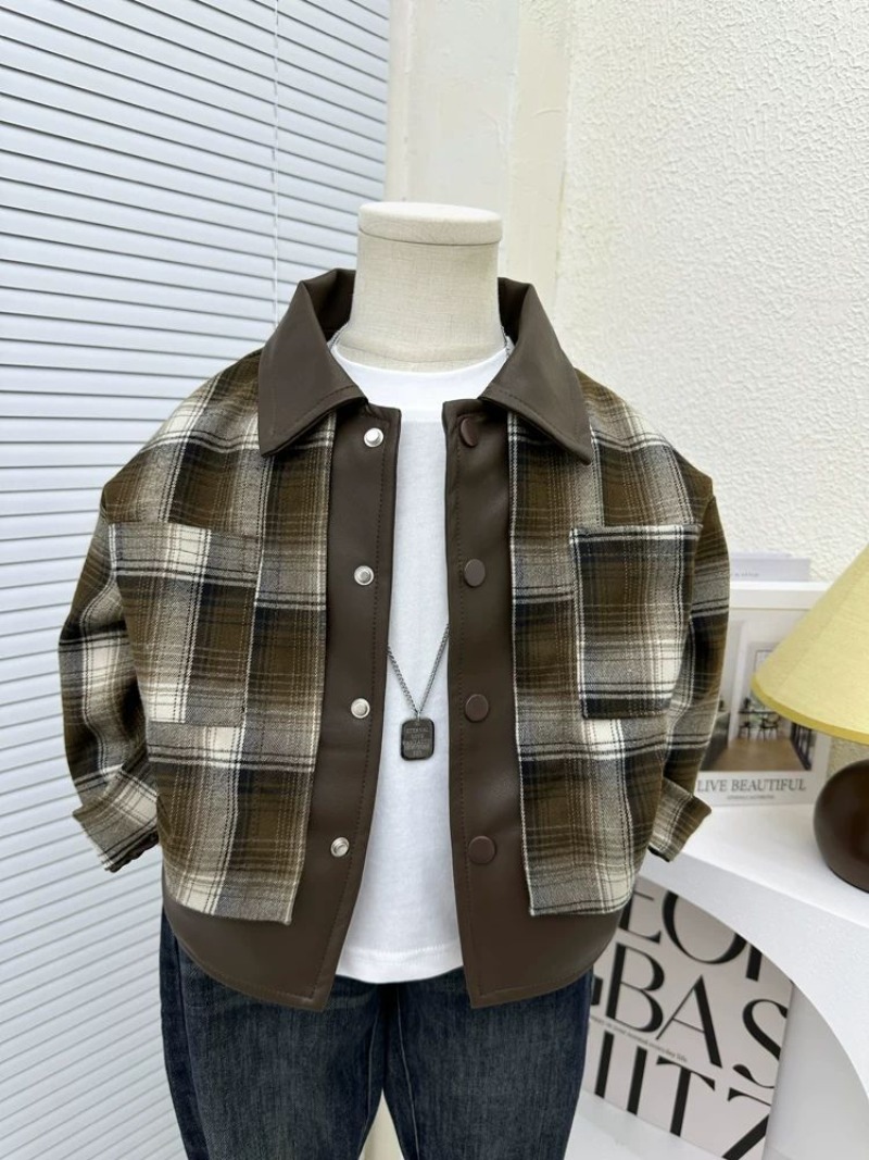 Çocuk Ekose Ceket Erkek bahar  - Winter Clothing Boys incelemesi ve fiyatı