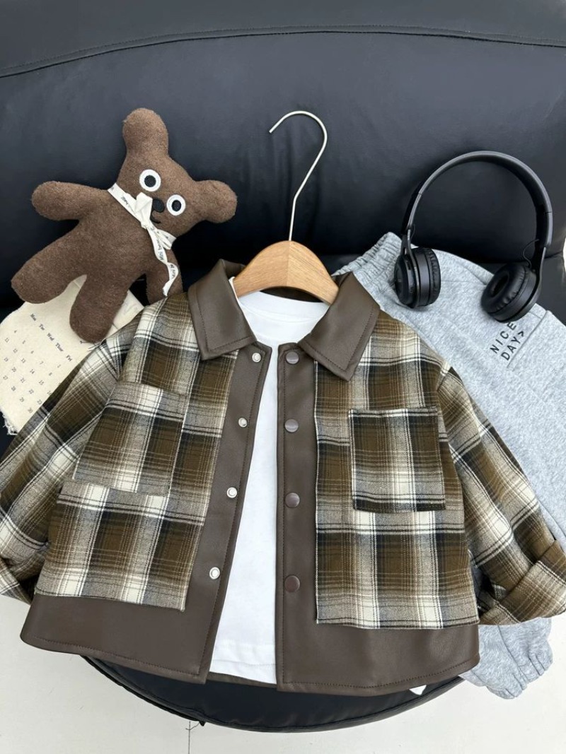 Çocuk Ekose Ceket Erkek bahar  - Winter Clothing Boys incelemesi ve fiyatı
