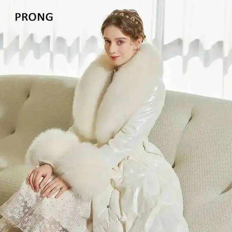 100% gerçek tilki kürk yaka kı - Winter Clothing Online incelemesi ve fiyatı