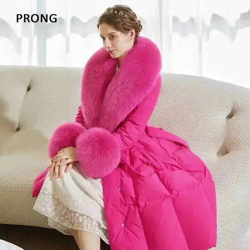 100% gerçek tilki kürk yaka kı - Winter Clothing Online incelemesi ve fiyatı
