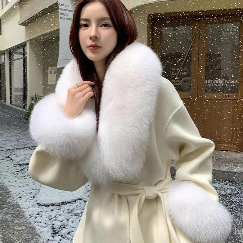 2025 Gerçek Tilki Kürk Yaka Kı - Winter Clothing Fashion incelemesi ve fiyatı