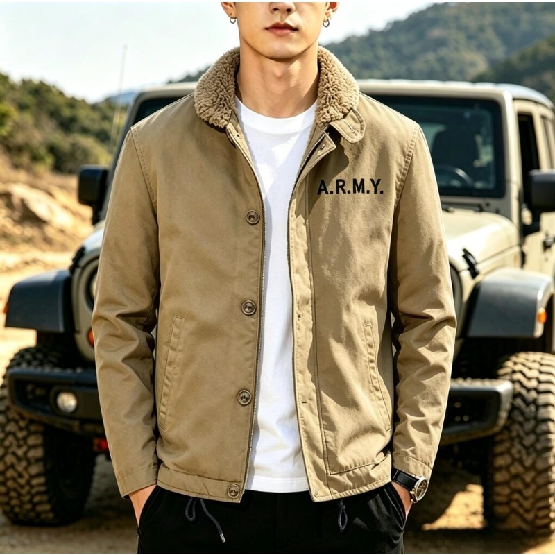 Yeni Moda Erkek Polar Sıcak Kı - Quality Winter Clothing Bomber Jacket incelemesi ve fiyatı