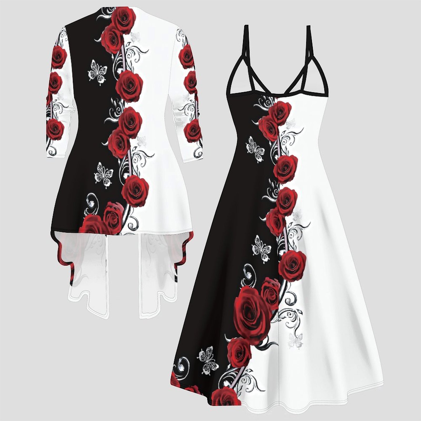 Baskılı İki Parçalı Takım Kadı - Winter Clothing Online incelemesi ve fiyatı